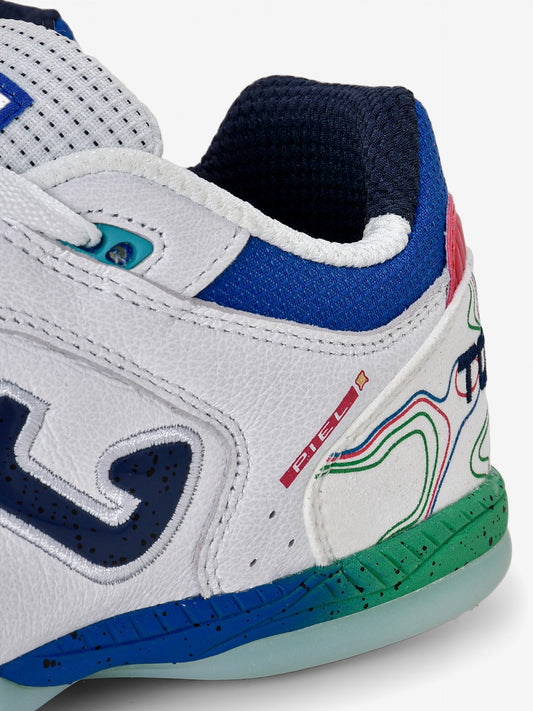 Zapatilla Fútbol Sala Top Flex 26 Blanco y Azul