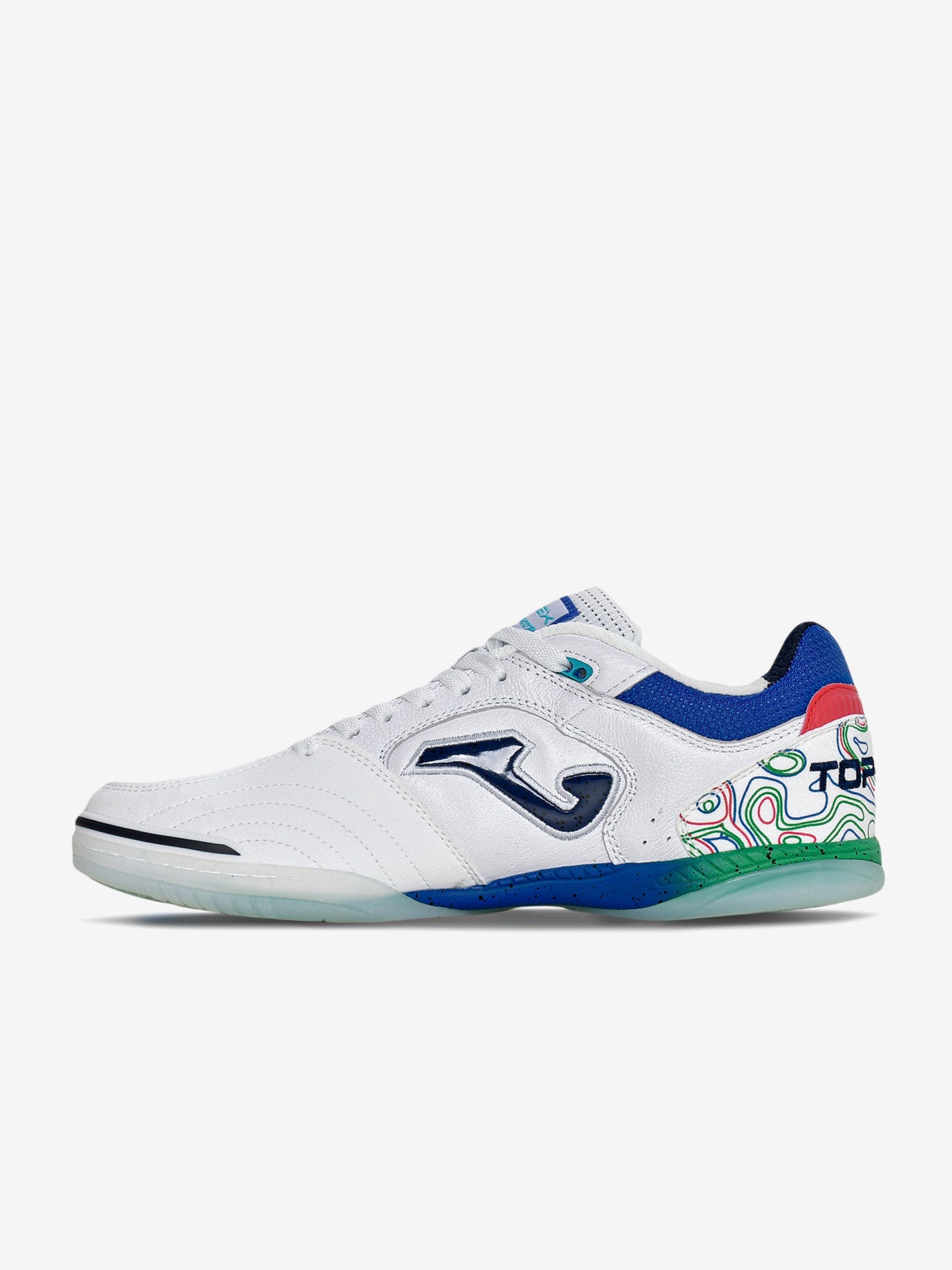 Zapatilla Fútbol Sala Top Flex 26 Blanco y Azul