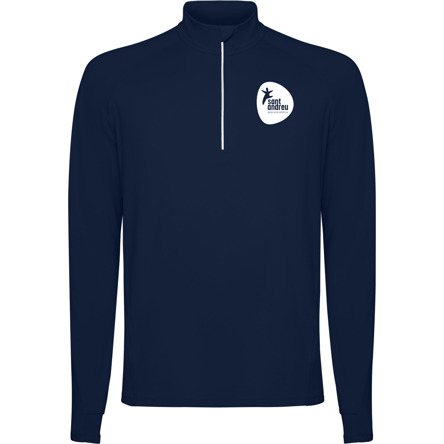 Sudadera Azul Marino Adulto con cremallera AE Sant Andreu