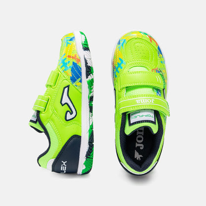 Zapatilla Fútbol Sala TOP FLEX JR 2611 Verde Fluor