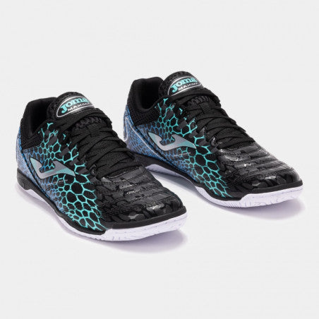 Zapatilla Fútbol Sala Maxima 2531 Negro Turquesa